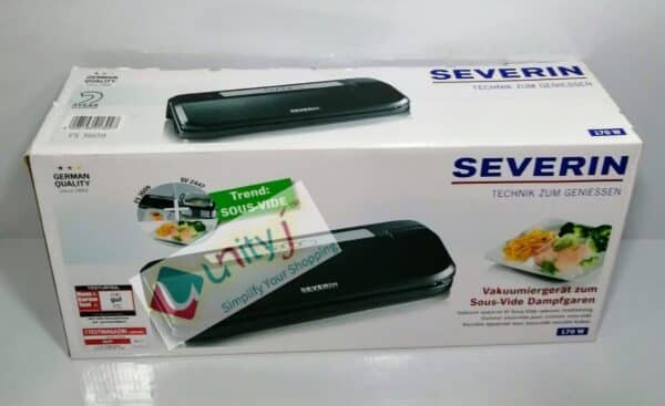Unityj Uk Kitchen Appliances Severin Vacuum Bag Sealer With 170 W Of Power FS 3609, Black 2043