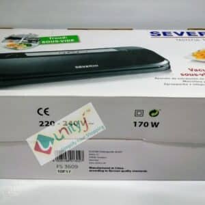 Unityj Uk Kitchen Appliances Severin Vacuum Bag Sealer With 170 W Of Power FS 3609, Black 3 2045