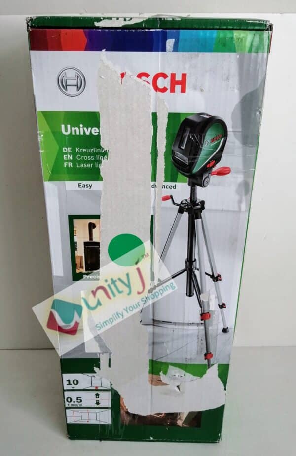 Unityj Uk Tools Bosch Cross Line Laser UniversalLevel 3 With Tripod 371