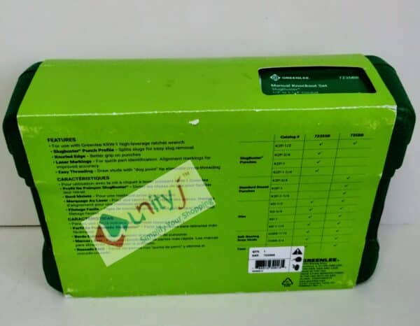 Unityj Uk Tools Greenlee 7235BB Slug Buster 3 365