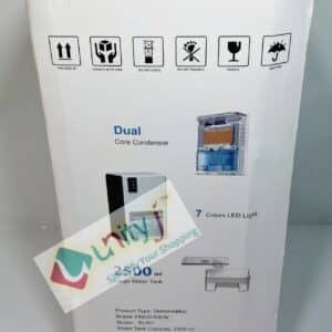 Unityj Uk Appliances MEQATS Portable Electric Dehumidifier 2500ml 1 960