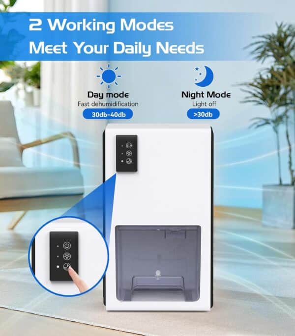Unityj Uk Appliances MEQATS Portable Electric Dehumidifier 3 963