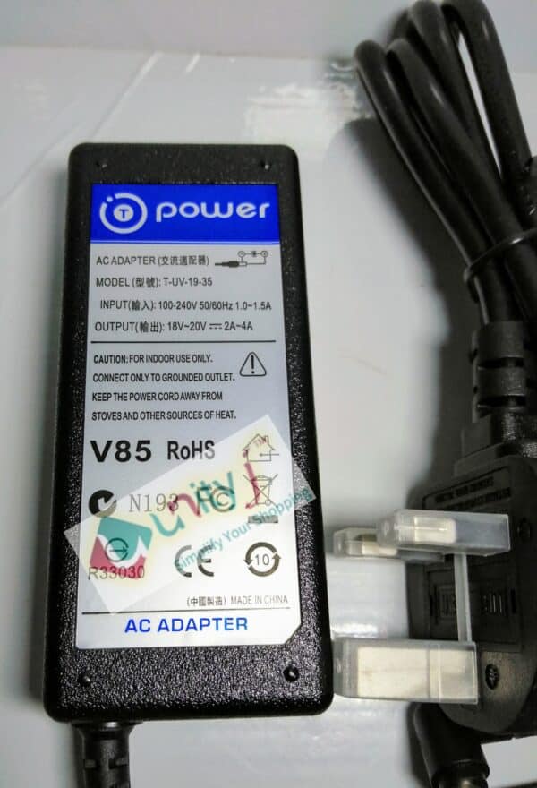 Unityj Uk Appliances T POWER Ac Adapter For 18v 916
