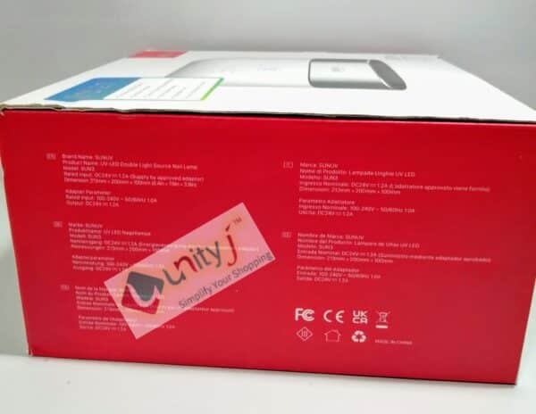 Unityj Uk Beauty SUNUV LED Nail Lamp 48W SUN3 3 861