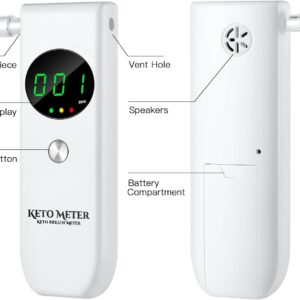 Unityj Uk Health MEQATS Ketone Breath Meter 3 655