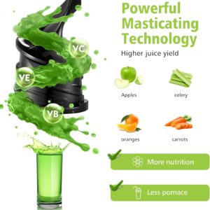 Unityj Uk Kitchen Appliances Aobosi Cold Press Slow Masticating Juicer 4 2096