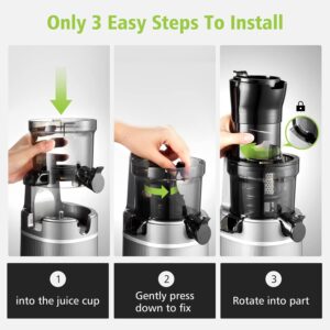 Unityj Uk Kitchen Appliances Aobosi Cold Press Slow Masticating Juicer 5 2095