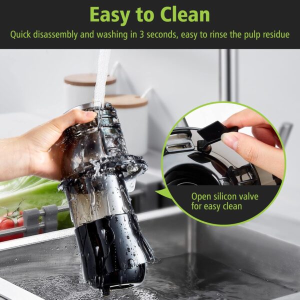 Unityj Uk Kitchen Appliances Aobosi Cold Press Slow Masticating Juicer 6 2094