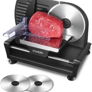 Unityj Uk Kitchen Appliances FOHERE Electric Meat Slicer 2078