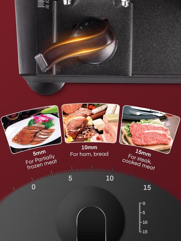 Unityj Uk Kitchen Appliances FOHERE Electric Meat Slicer 4 2074