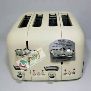 Unityj Uk Kitchen Appliances Like New De'Longhi 4 Slice Toaster Argento Flora CT04.BG 1 2086