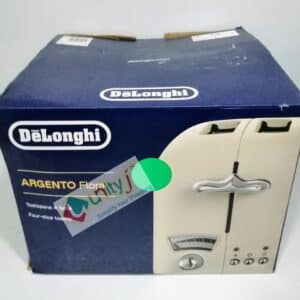 Unityj Uk Kitchen Appliances Like New De'Longhi 4 Slice Toaster Argento Flora CT04.BG 2085
