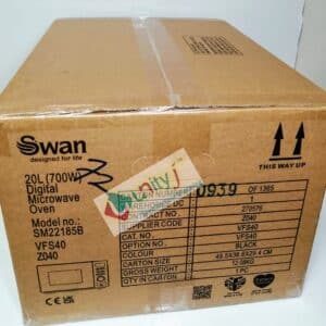 Unityj Uk Kitchen Appliances Swan Digital Microwave 20L 700W – Black 1 2113