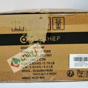 Unityj Uk Kitchen Appliances Used AMZCHEF Cold Press Slow Masticating Juicer Grey 1 2089