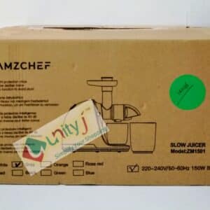 Unityj Uk Kitchen Appliances Used AMZCHEF Cold Press Slow Masticating Juicer Grey 2088