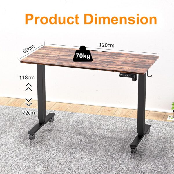 Unityj Uk Computers BEXEVUE Electric Standing Desk 2 2127