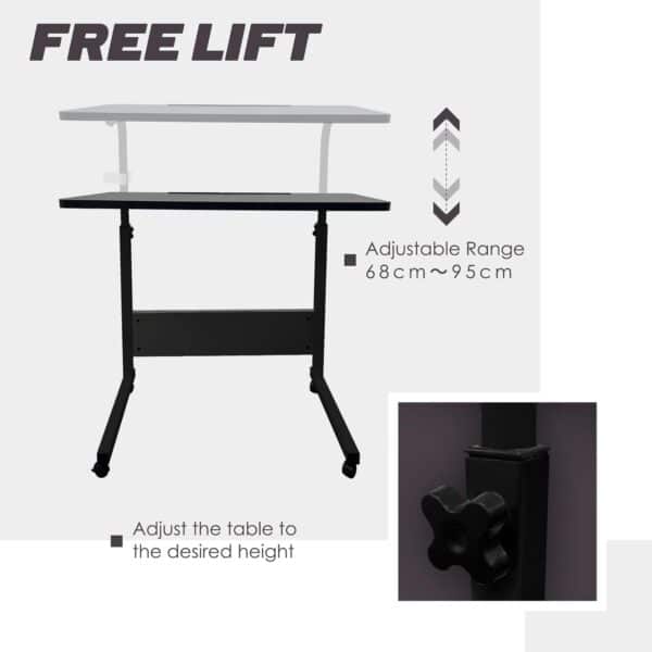 Unityj Uk Computers GRANDMA SHARK Adjustable Laptop Table 3 2091