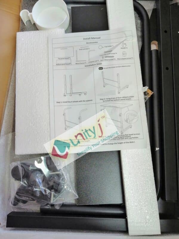 Unityj Uk Computers GRANDMA SHARK Laptop Table 60×40cm Black 2085