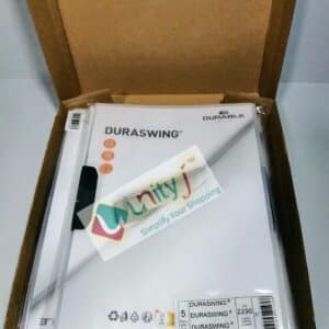 Unityj Uk Office Durable Duraswing 229037 Clip Folder For 30 Sheets A4 Graphite (Pack Of 25) 699