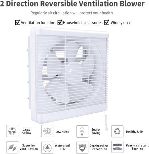 Unityj Uk Appliances HUGOOME Exhaust Shutter Fan 3 1014