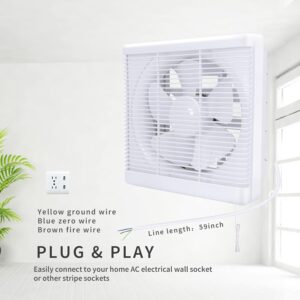 Unityj Uk Appliances HUGOOME Exhaust Shutter Fan 5 1012