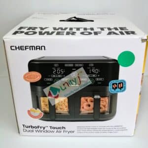 Unityj Uk Kitchen Appliances CHEFMAN 5.6L Dual Air Fryer Oven 2154