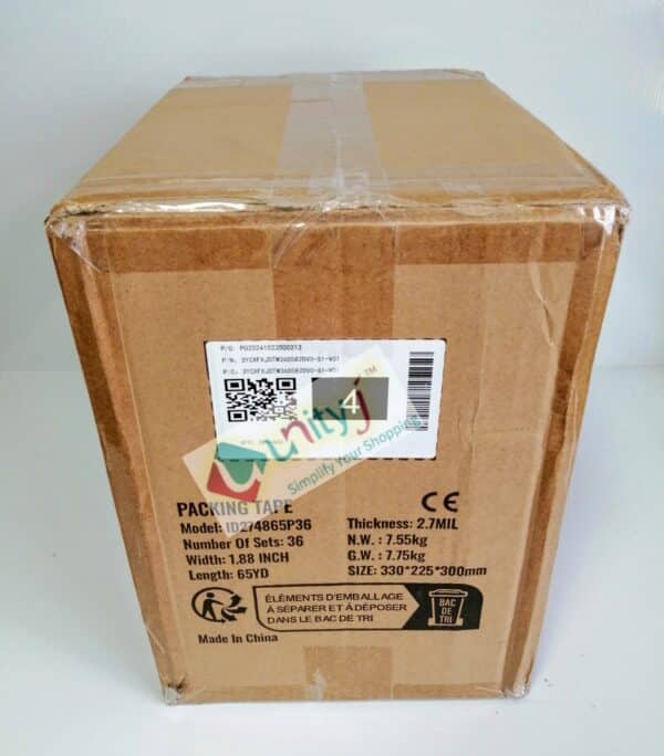 Unityj Uk Office VEVOR Clear Packing Tape, 3 Inches Core, 36 Rolls 3 716