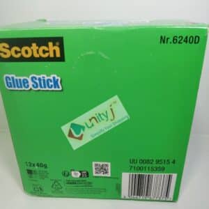 Unityj Uk Diy 3M Scotch Permanent Glue Stick Pack Of 12 Sticks 1 91