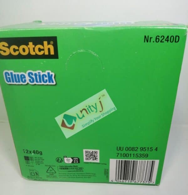 Unityj Uk Diy 3M Scotch Permanent Glue Stick Pack Of 12 Sticks 1 91