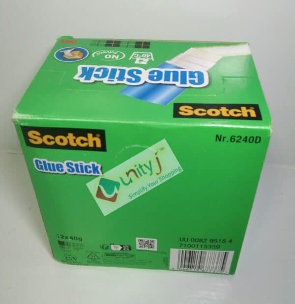 Unityj Uk Diy 3M Scotch Permanent Glue Stick Pack Of 12 Sticks 90