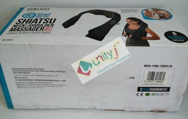 Unityj Uk Health HoMedics Gel Massage Shiatsu Back, Neck & Shoulder Massager 1 712