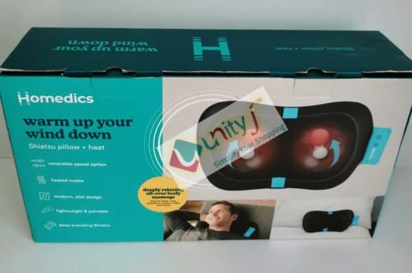 Unityj Uk Health HoMedics Shiatsu Portable Massage Pillow With Heat 1 709