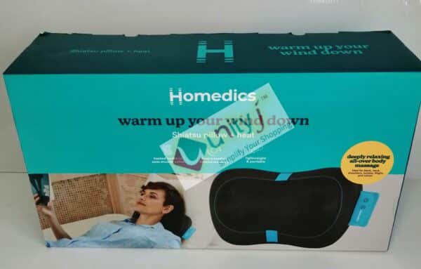 Unityj Uk Health HoMedics Shiatsu Portable Massage Pillow With Heat 708