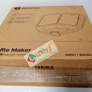 Unityj Uk Kitchen Appliances Aigostar 2 Slice Waffle Maker Iron With Non Stick Plates 1 2206